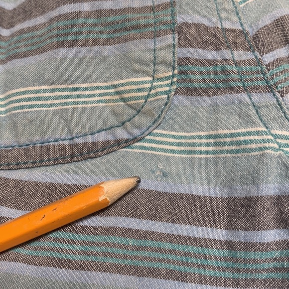 3T (6/$20) Teal Cotton Striped Shorts by Cherokee - Picture 14 of 15